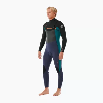 RIP CURL DAWN PATROL 4/3 CHEST ZIP WETSUIT PURPLE NIGHT