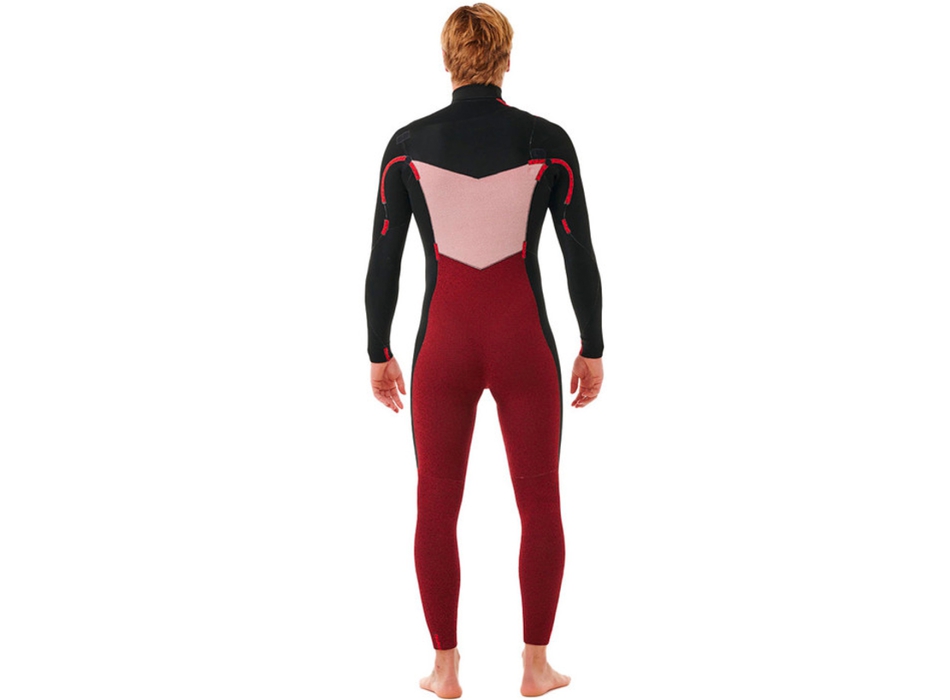 RIP CURL DAWN PATROL 5/3 CHEST ZIP WETSUIT BLACK