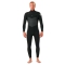 RIP CURL DAWN PATROL 5/3 CHEST ZIP WETSUIT BLACK