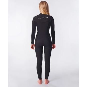 RIP CURL WOMEN DAWN PATROL 5/3 CHEST ZIP WETSUIT