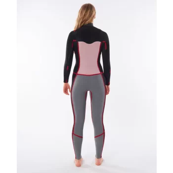 RIP CURL WOMEN DAWN PATROL 5/3 CHEST ZIP WETSUIT