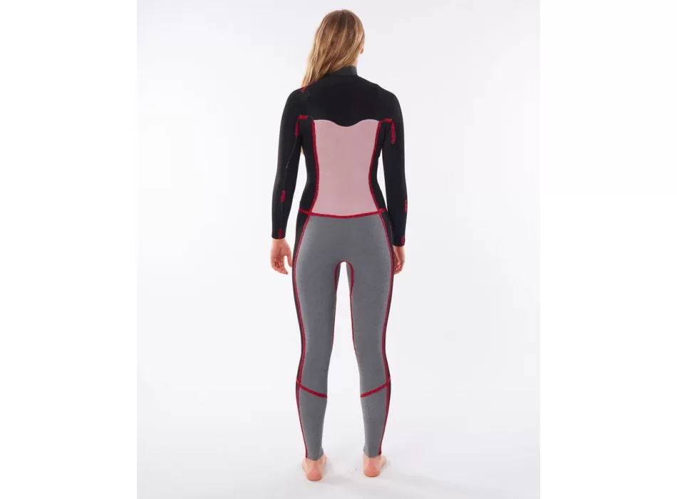 RIP CURL WOMEN DAWN PATROL 5/3 CHEST ZIP WETSUIT