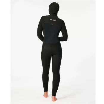 RIP CURL DAWN PATROL 5/4 HOOD CHEST ZIP WETSUIT WOMEN