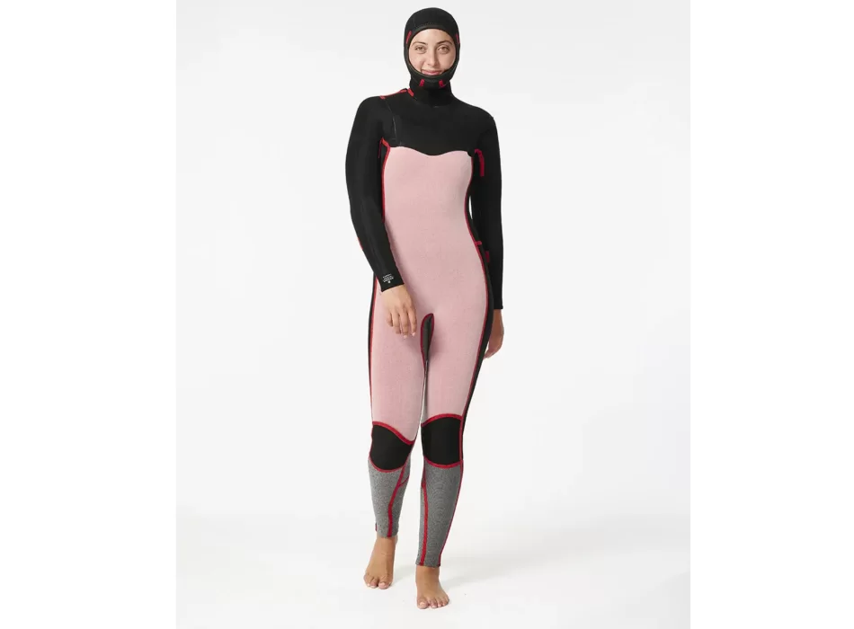 RIP CURL DAWN PATROL 5/4 HOOD CHEST ZIP WETSUIT WOMEN