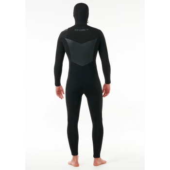RIP CURL DAWN PATROL 6/4 CHEST ZIP HOOD WETSUIT