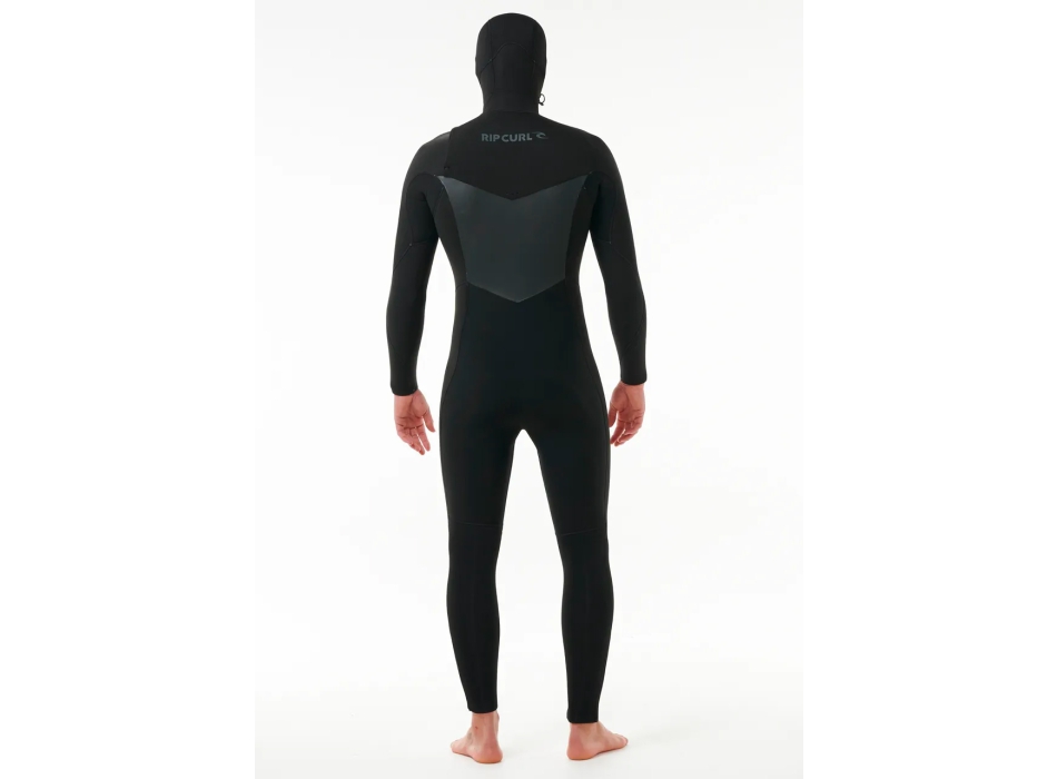 RIP CURL DAWN PATROL 6/4 CHEST ZIP HOOD WETSUIT