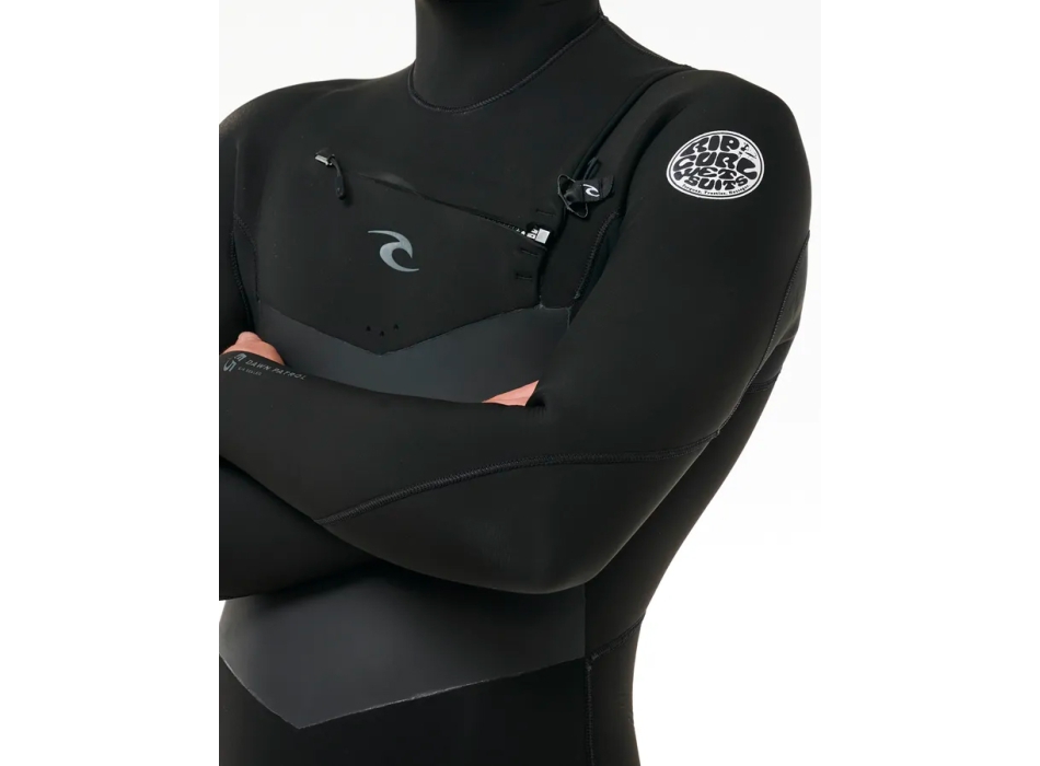 RIP CURL DAWN PATROL 6 4 CHEST ZIP HOOD WETSUIT