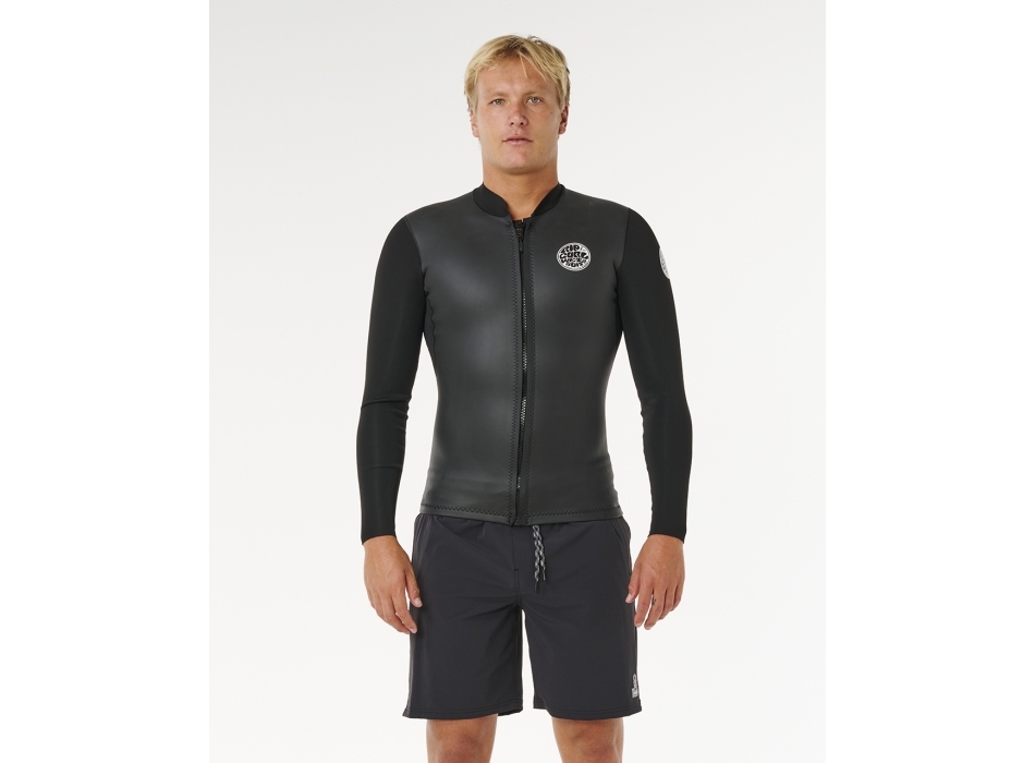 RIP CURL DAWN PATROL FZ JACKET BLACK 1.5ES