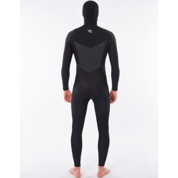 RIP CURL DAWN PATROL HOOD 5/4 CHEST ZIP STEAMER
