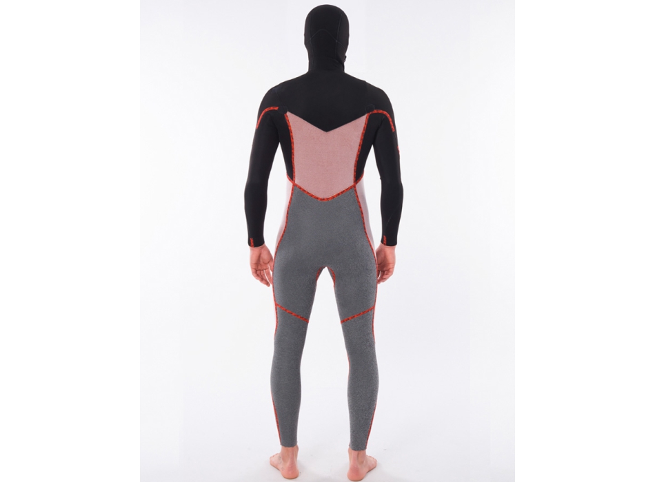 RIP CURL DAWN PATROL HOOD 5/4 CHEST ZIP STEAMER