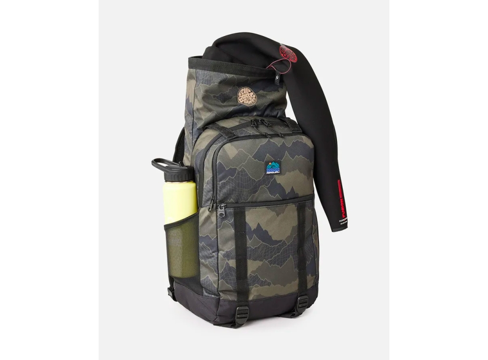 RIP CURL DAWN PATROL SURF BACKPACK BLACK OLIVE 30L