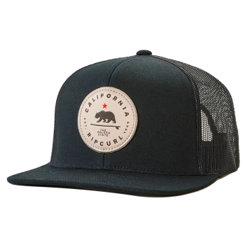 RIP CURL DESTINATIONS TRUCKER CALIFORNIA BLACK BROWN