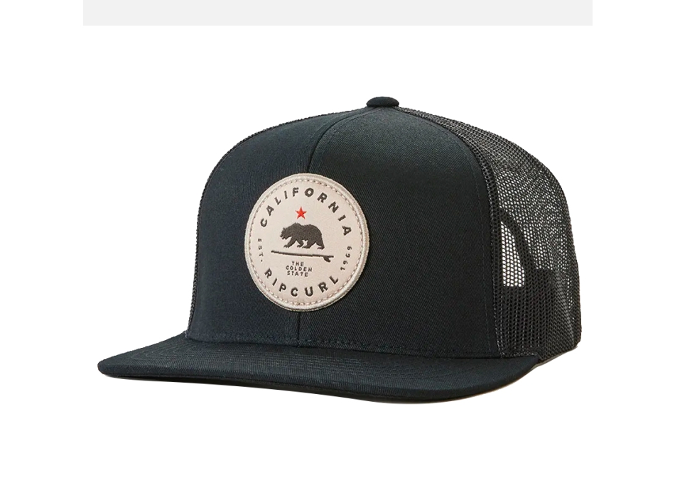 RIP CURL DESTINATIONS TRUCKER BLACK BROWN