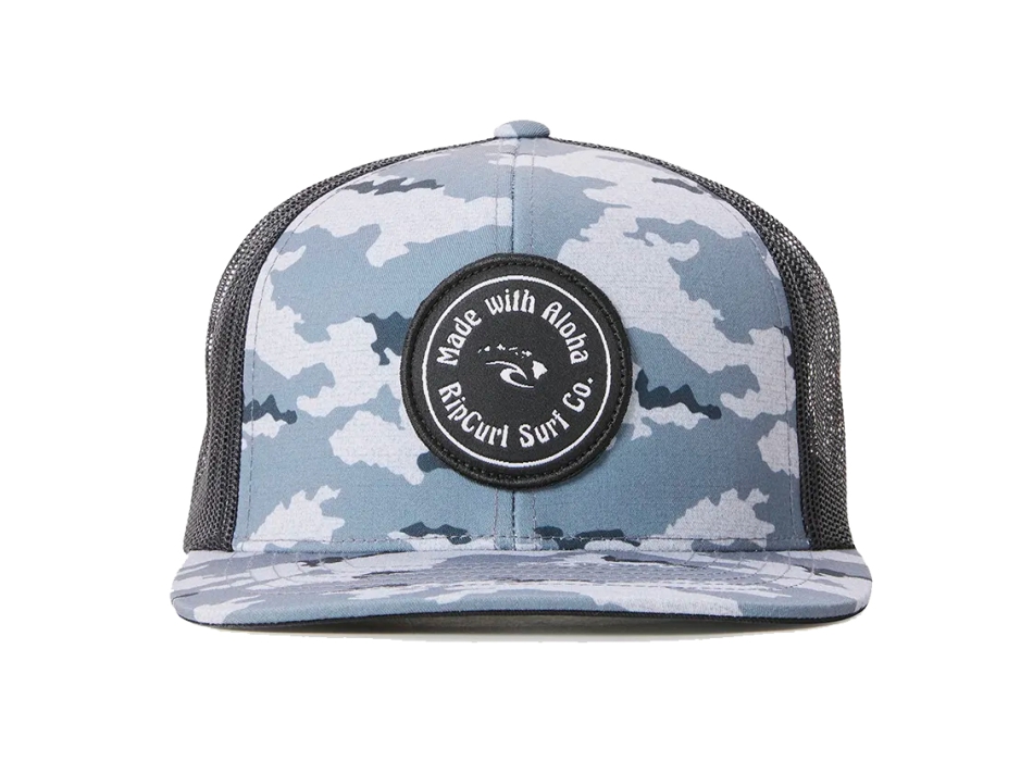 RIP CURL DESTINATIONS TRUCKER BLACK GREY