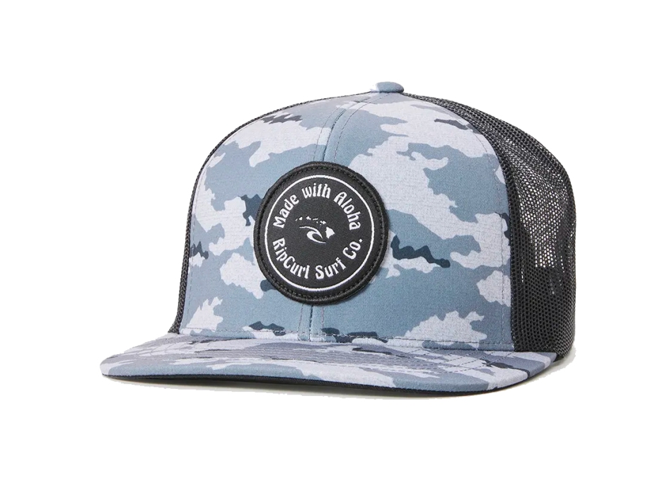 RIP CURL DESTINATIONS TRUCKER BLACK GREY