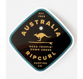 RIP CURL DESTO STICKER AUSTRALIA ROAD TRIPPIN