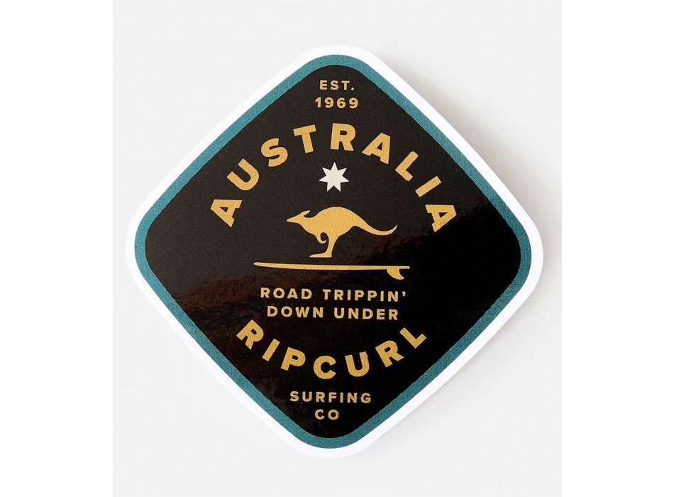 RIP CURL DESTO STICKER AUSTRALIA ROAD TRIPPIN