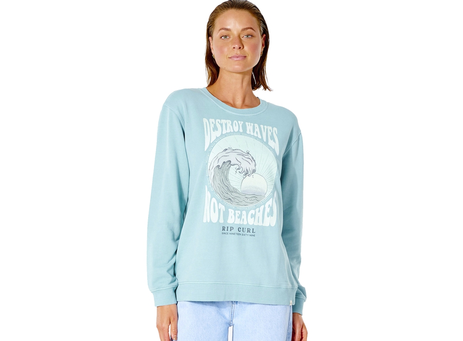 RIP CURL DESTROY WAVES CREW FLEECE