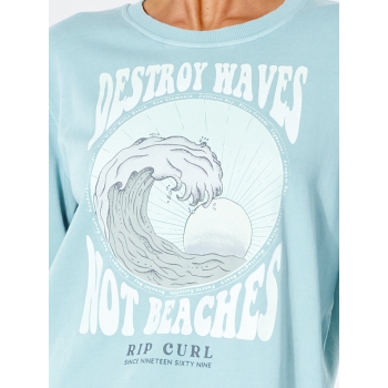 RIP CURL DESTROY WAVES CREW FLEECE