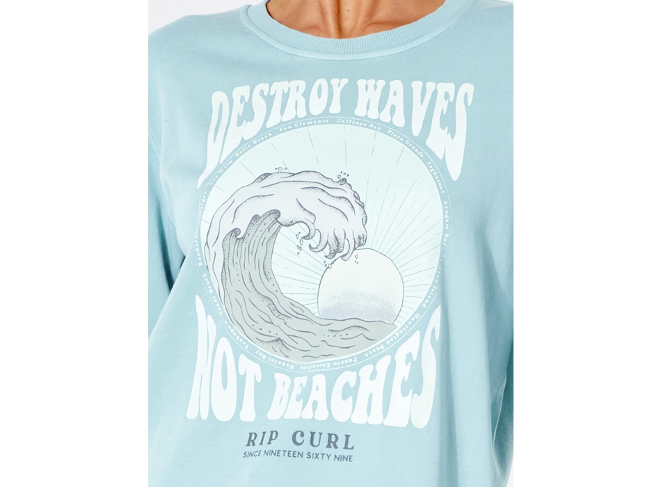 RIP CURL DESTROY WAVES CREW FLEECE