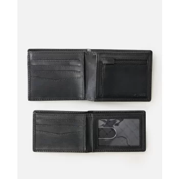 RIP CURL DIAMOND RFID 2 IN 1 WALLET BLACK