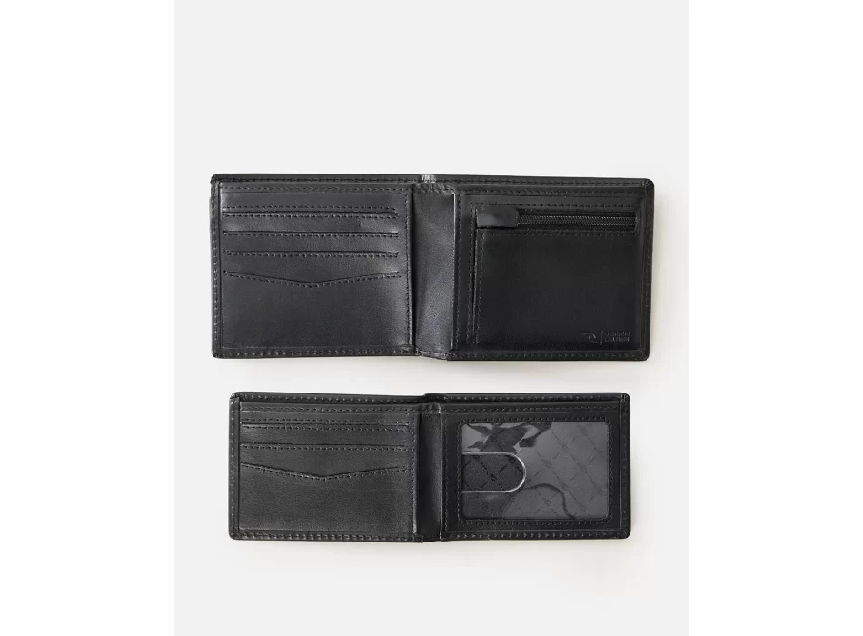RIP CURL DIAMOND RFID 2 IN 1 WALLET BLACK
