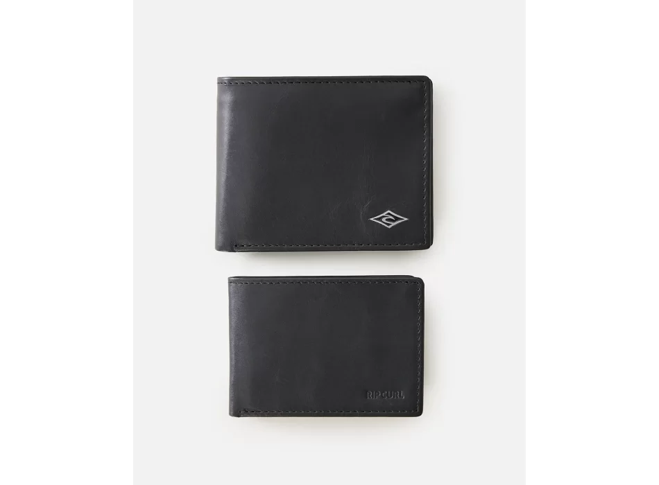 RIP CURL DIAMOND RFID 2 IN 1 WALLET BLACK