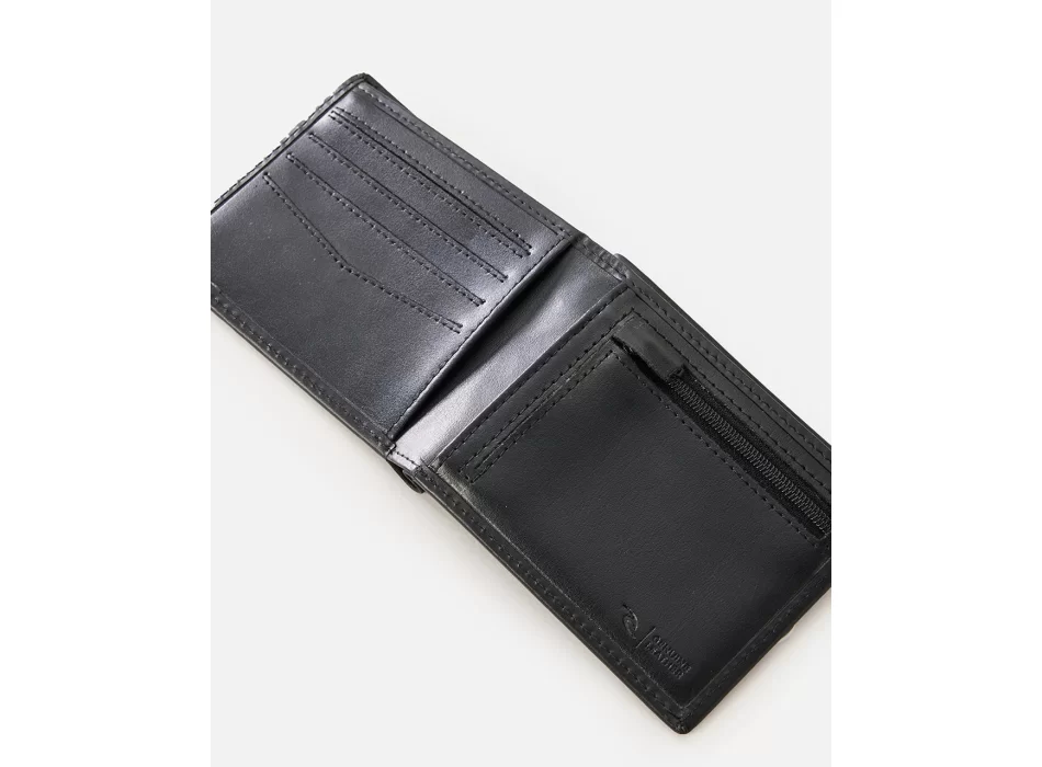 RIP CURL DIAMOND RFID 2 IN 1 WALLET BLACK