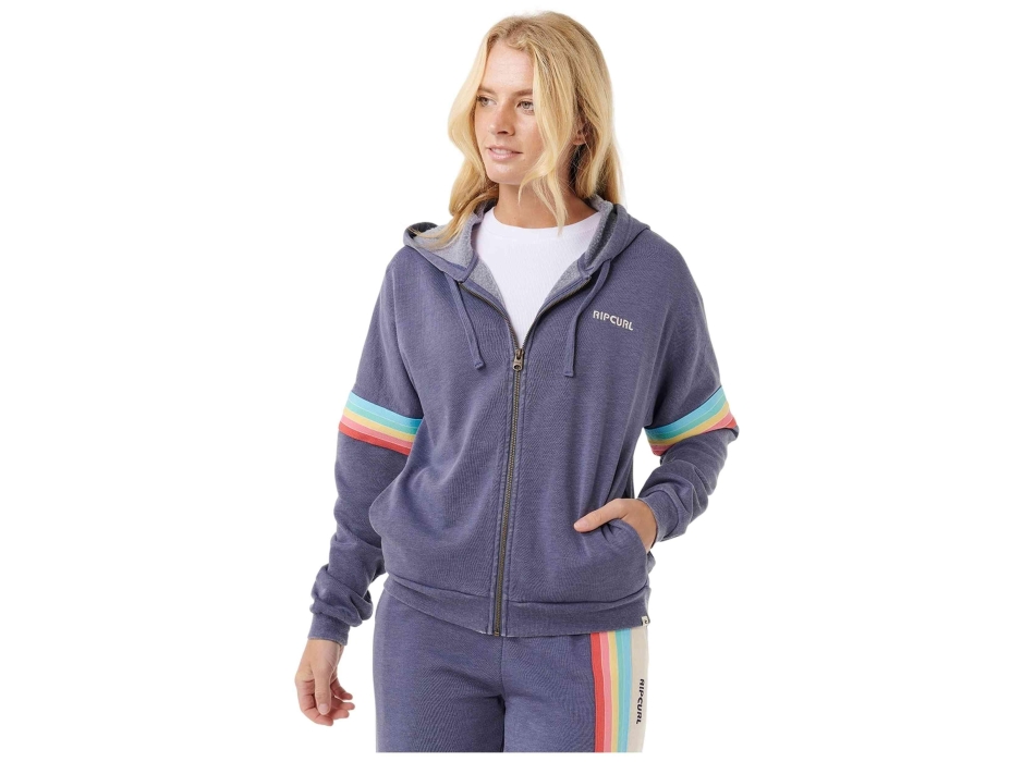 RIP CURL SWEATER SUMMER HOOD WITH ZIP BONE