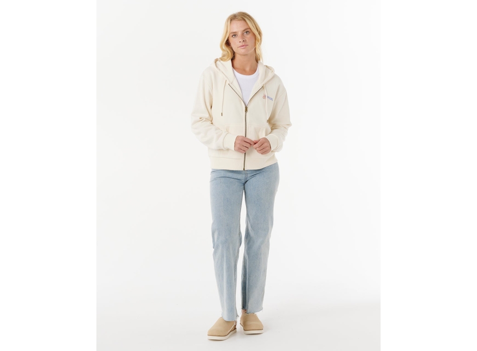RIP CURL SWEATER SUMMER HOOD WITH ZIP BONE