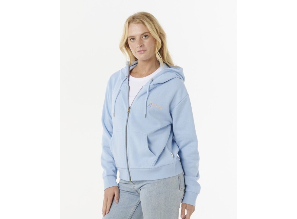RIP CURL SWEATER SUMMER HOOD WITH ZIP MID BLUE