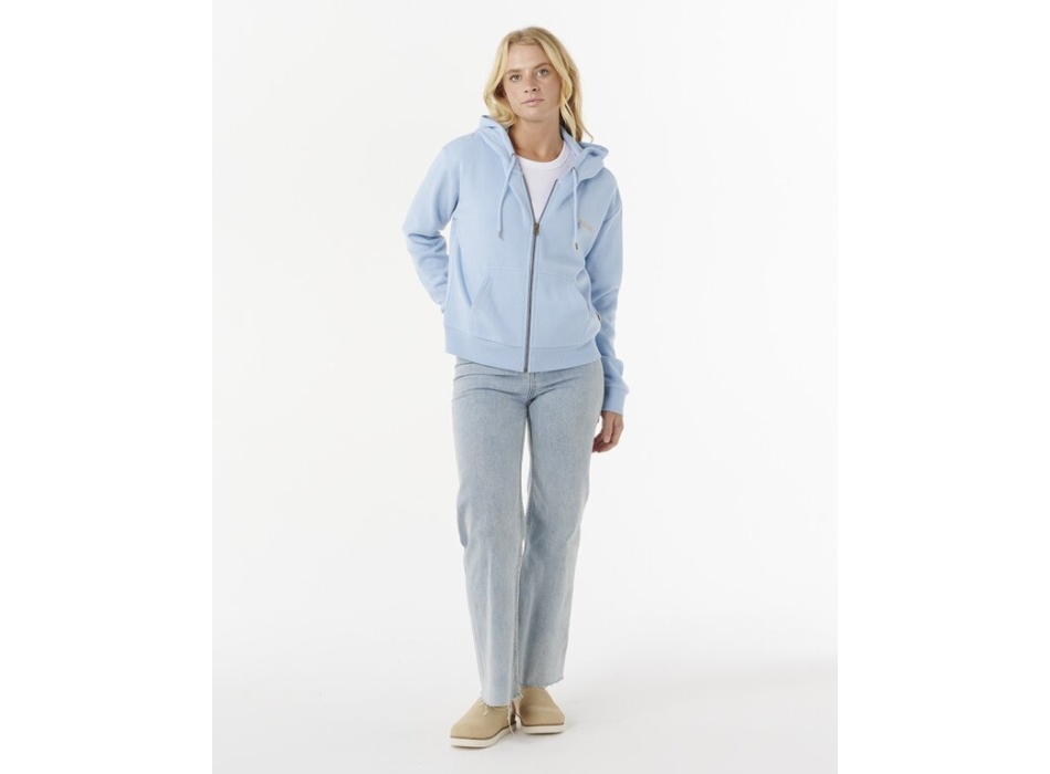 RIP CURL SWEATER SUMMER HOOD WITH ZIP MID BLUE