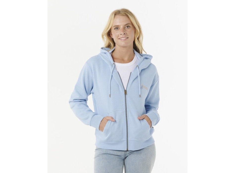 RIP CURL SWEATER SUMMER HOOD WITH ZIP MID BLUE