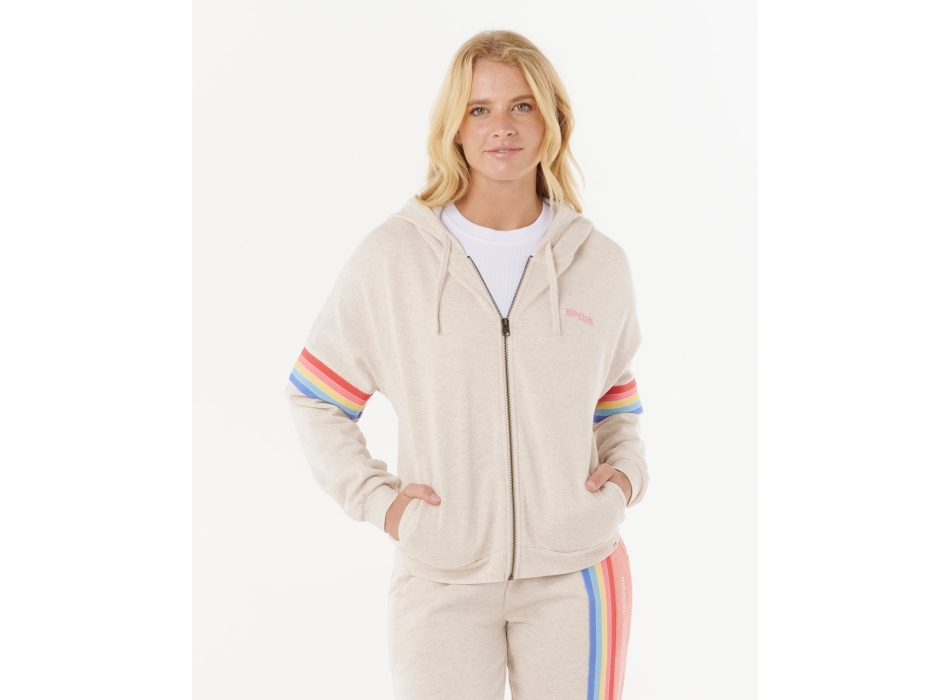 RIP CURL SWEATER SURF REVIVAL HOOD WITH ZIP BLUE