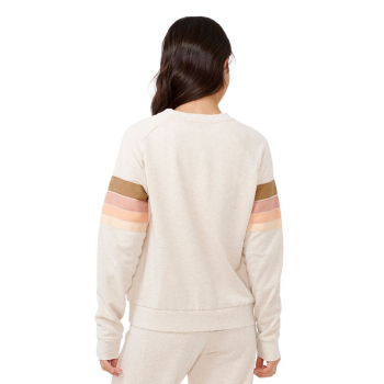 RIP CURL SWEATER HIGH TIDE SURF RAGLAN OATMEAL MARLE