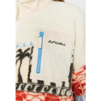 RIP CURL OCEANIC ZIP THRU POLAR BEIGE