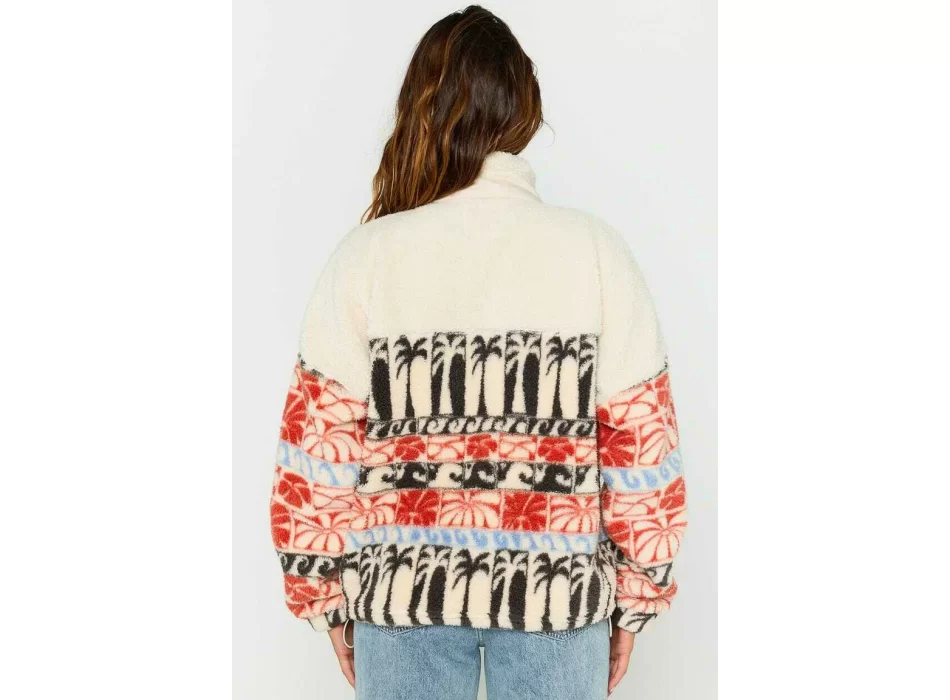 RIP CURL OCEANIC ZIP THRU POLAR BEIGE