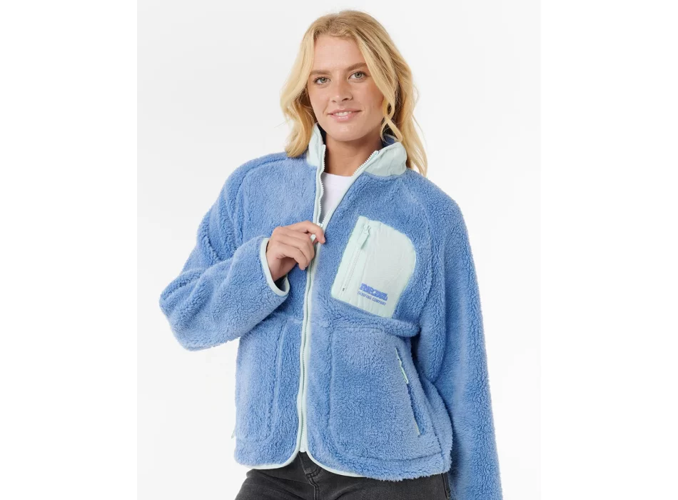 RIP CURL SHORE BREAK POLAR FLEECE BLUE