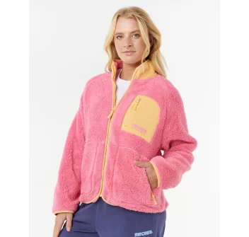 RIP CURL SHORE BREAK POLAR FLEECE PINK