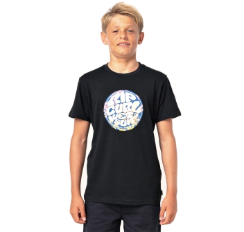 RIP CURL FILGREE WETTY TEE BOY BLACK