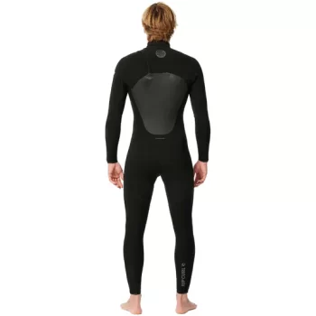 RIP CURL FLASHBOMB 3/2 CHEST ZIP WETSUIT BLACK