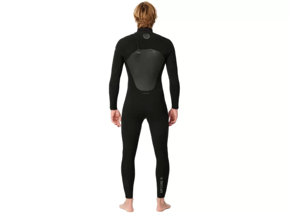 RIP CURL FLASHBOMB 3/2 CHEST ZIP WETSUIT BLACK