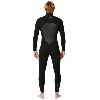 RIP CURL FLASHBOMB 3/2 CHEST ZIP WETSUIT BLACK