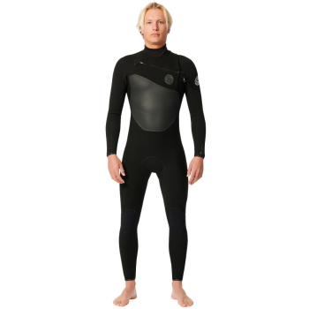RIP CURL FLASHBOMB 3/2 CHEST ZIP WETSUIT BLACK