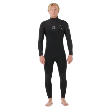 RIP CURL FLASHBOMB 5/3 WETSUIT CHEST ZIP BLACK