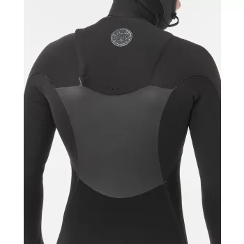RIP CURL FLASHBOMB HOODED WETSUIT 5/4 CHEST ZIP