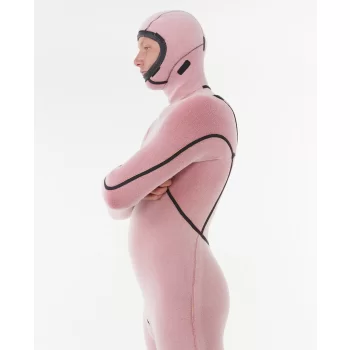 RIP CURL FLASHBOMB HOODED WETSUIT 5/4 CHEST ZIP