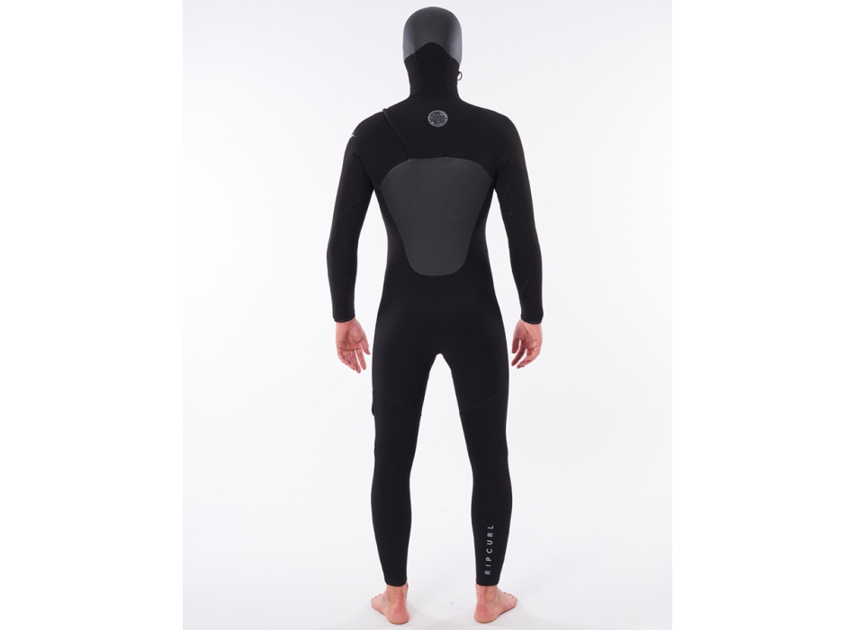 RIP CURL FLSHBOMB HOODED WETSUIT 5/4 CHEST ZIP