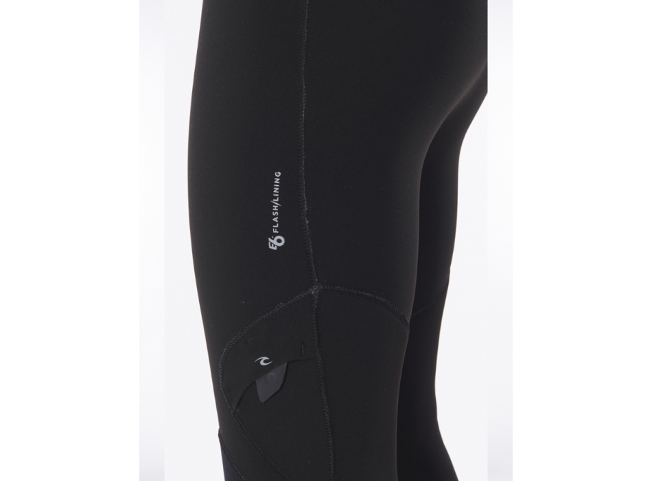 RIP CURL FLSHBOMB HOODED WETSUIT 6/4 CHEST ZIP