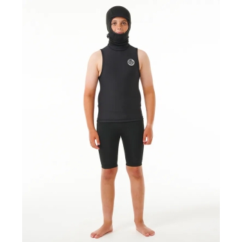 RIP CURL FLASHBOMB POLYPRO HOOD VEST 2MM KIDS